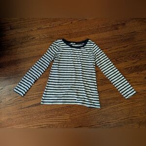 Splendid Navy Blue Striped Long Sleeve Tee
